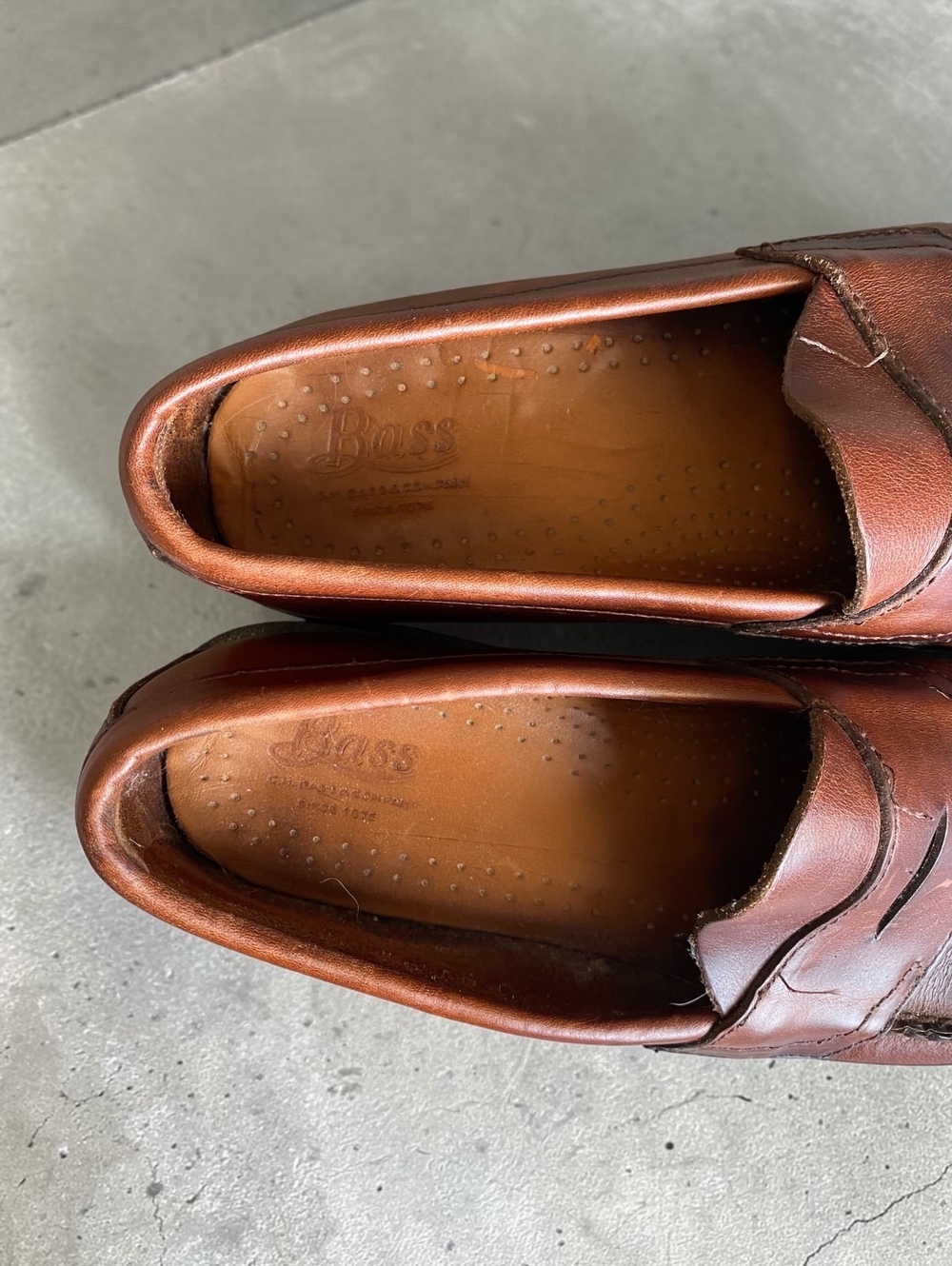 GH Bass Womens Penny Loafers 8.5 B Weejuns Brown Leather Classic Preppy Slip On - Picture 5 of 5